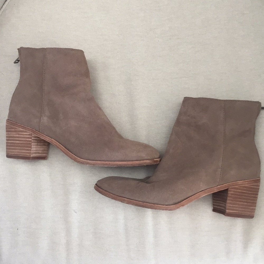 Madewell Suede Booties